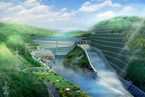 兴城老挝南塔河1号水电站项目